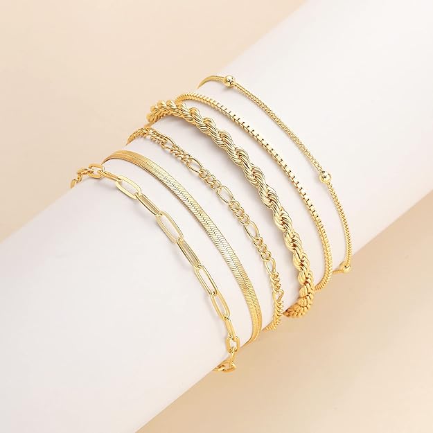 Solmira™ | Gold Elegance Bracelet Set
