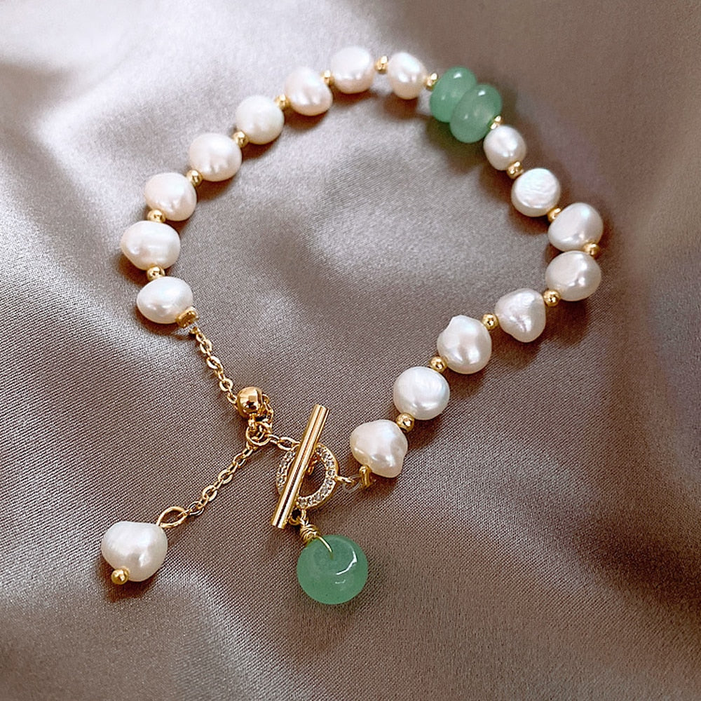 Serenova™ | Women’s Pearl Charm Bracelet