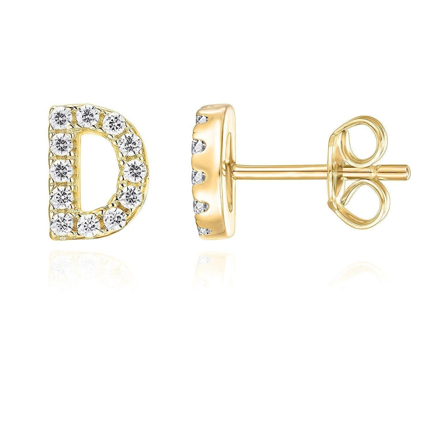 Lettera™ | Crystal Initial Earring