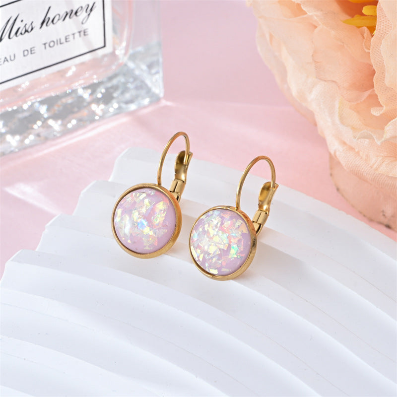 Evelyne™ | Shimmering Pink Glow Earrings