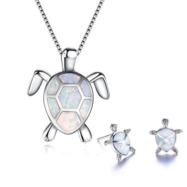 TideGem™ | Ocean-Inspired Turtle Jewelry Set