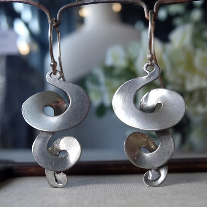 Erylia™ | Vintage Twisted Silver Earrings