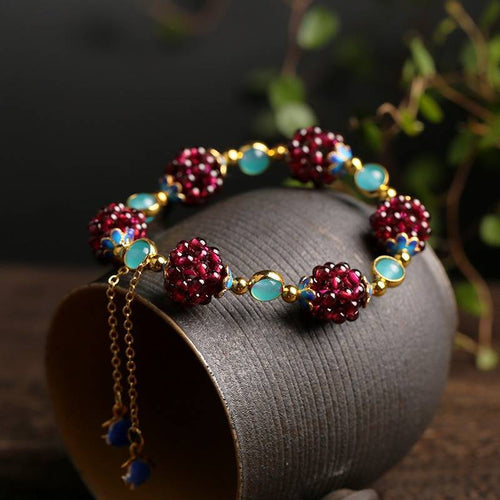 BerryGlow™ | Natural Stone Bead Bracelet
