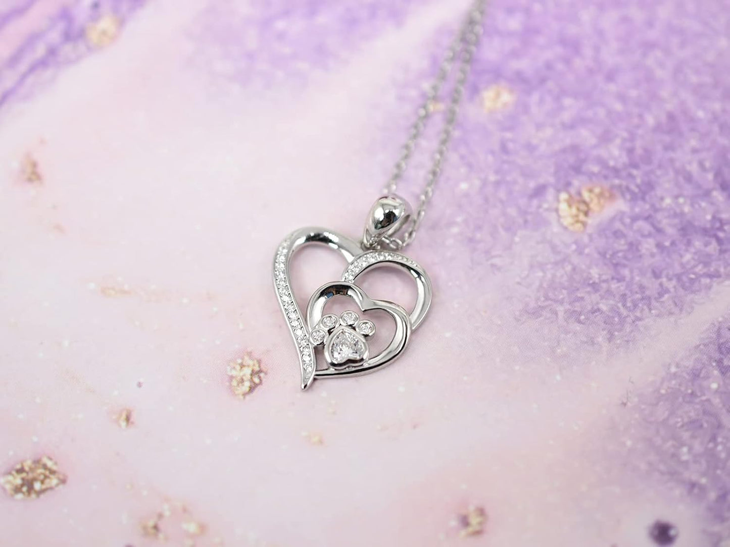 Amora™ | Pawprint Heart Necklace