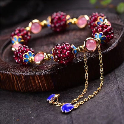 BerryGlow™ | Natural Stone Bead Bracelet