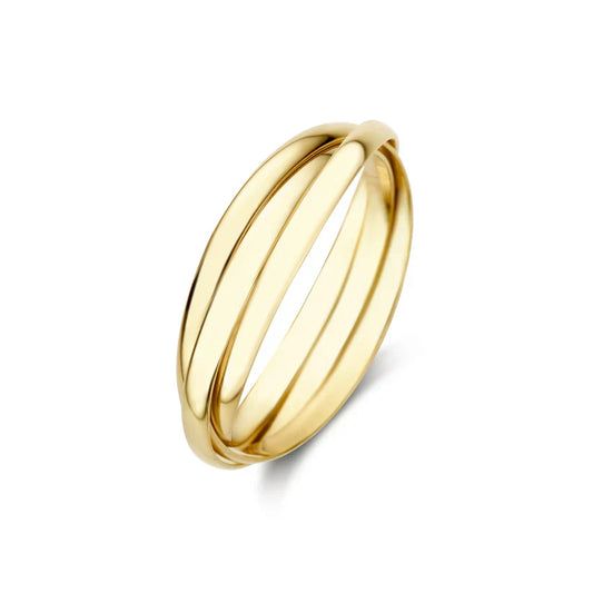 Trivelle™ | Classic Gold Trio Ring