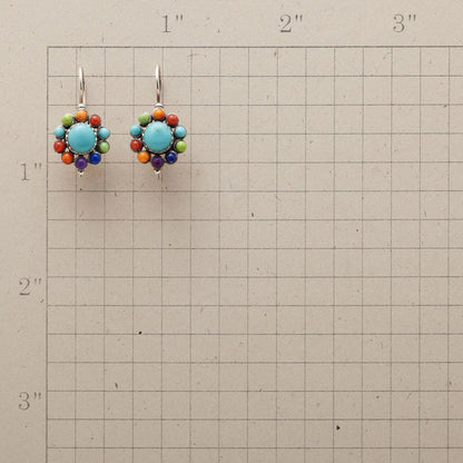 Veyana™ | Boho Rainbow Stone Earrings