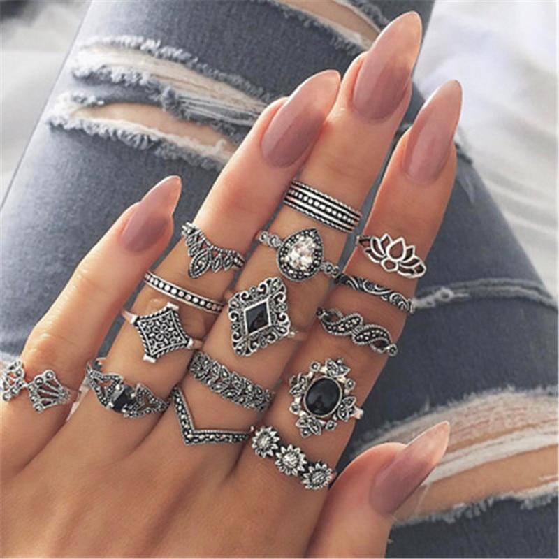 Evelisse™ | Unique Vintage Ring Set