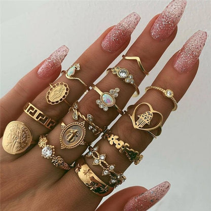 Evelisse™ | Unique Vintage Ring Set