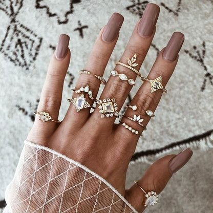 Evelisse™ | Unique Vintage Ring Set