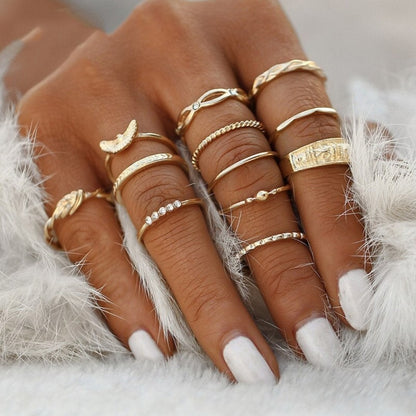 Evelisse™ | Unique Vintage Ring Set