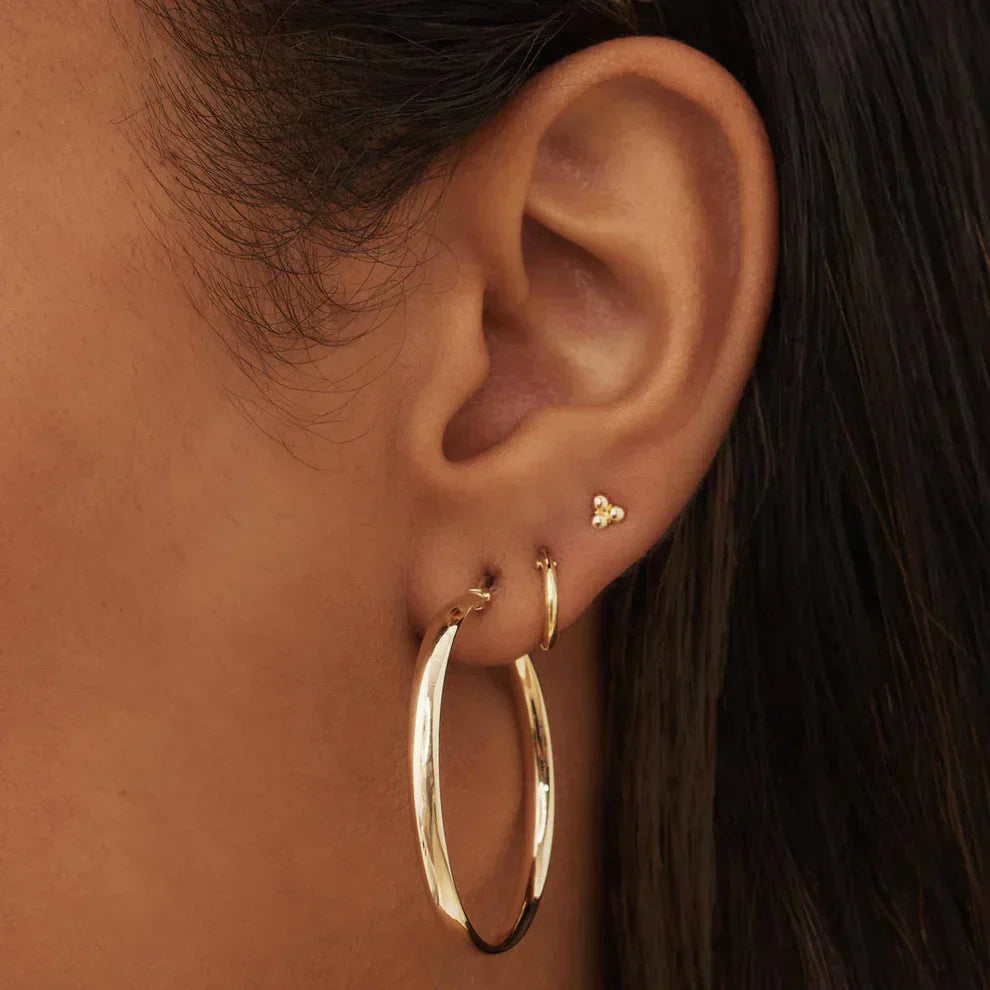 Aureva™ | Gold Classic Hoop Earrings