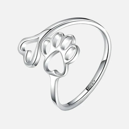 Furris™ | Open Paw Heart Ring